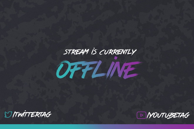 Оформление Twitch канала