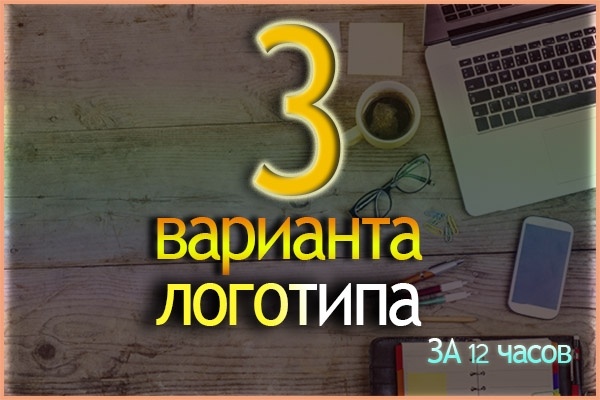 Качественный логотип за 12 часов. В 3 вариантах. Бонус-визуализация