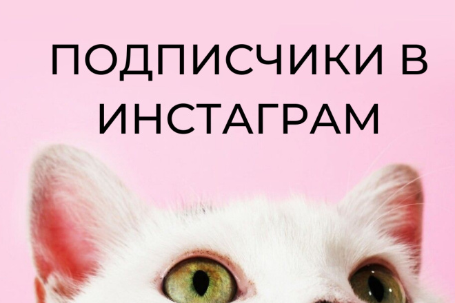 Подписчики в Инстаграм, только живая, целевая Ваша аудитория