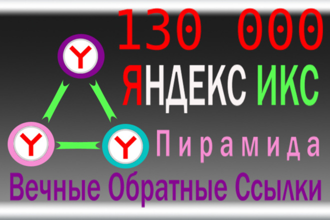 Взрывной Яндекс Икс - Обратные ссылки - Вечная пирамида ссылок