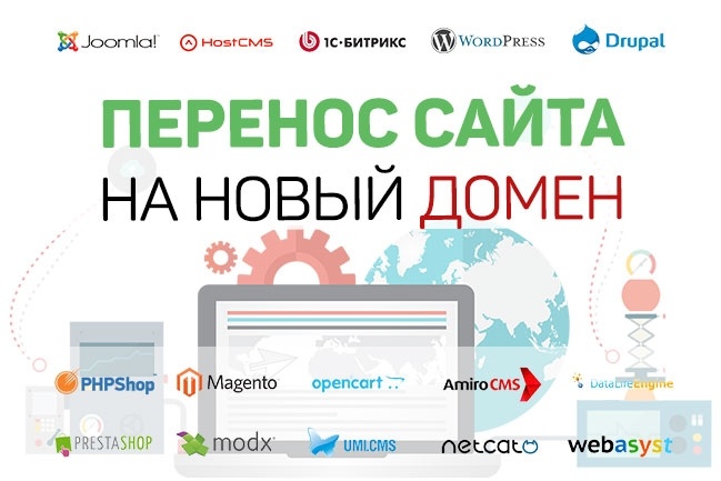 Перенесу сайт на новый домен