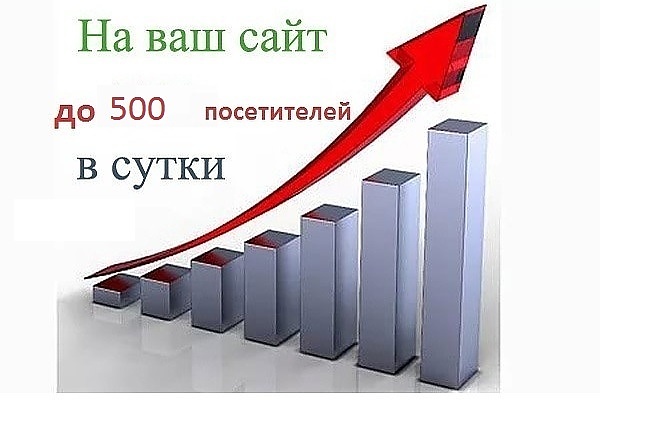 До 500 уникальных посещений на ваш сайт каждый день в течение месяца