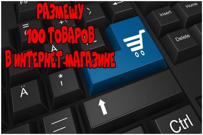 Размещу 100 товаров в вашем интернет-магазине