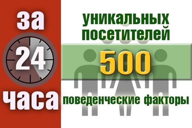 На 10 дней -Увеличу кол-во уникальных посетителей от 20 до 500 в сутки