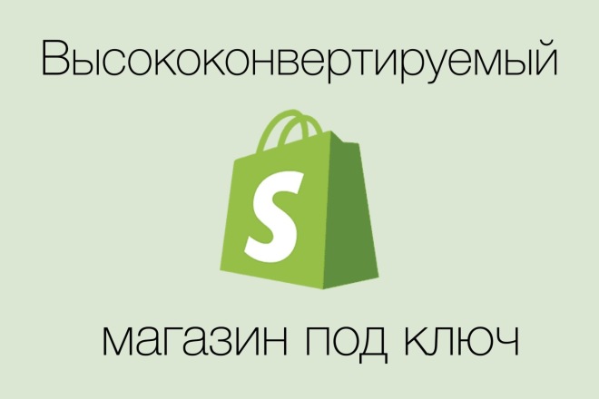 Создам профессиональный интернет-магазин на Shopify