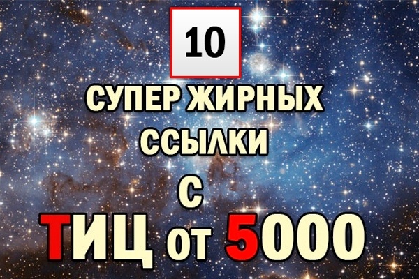 Ручное размещение 10 вечных ссылок на сайтах с ТИЦ от 5000 + бонус