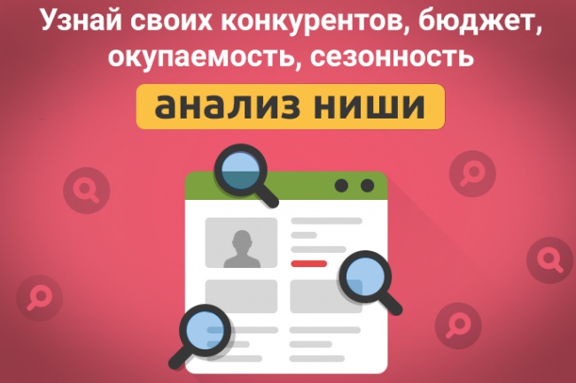 Аналитическое исследование конкурентов 15 шт