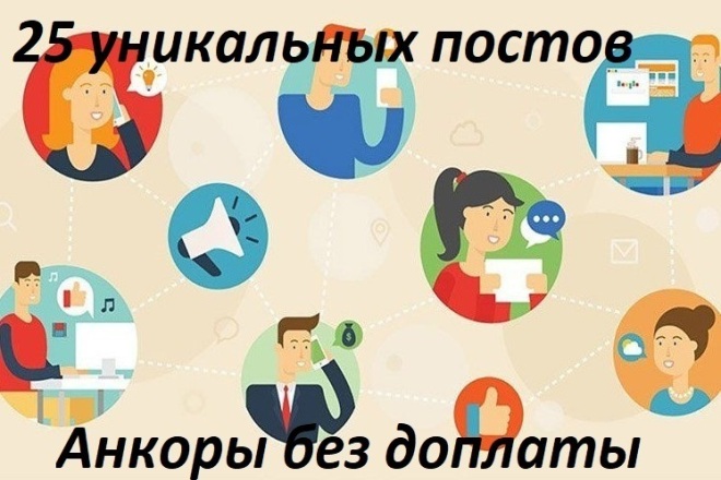 Создам 25 уникальных постов
