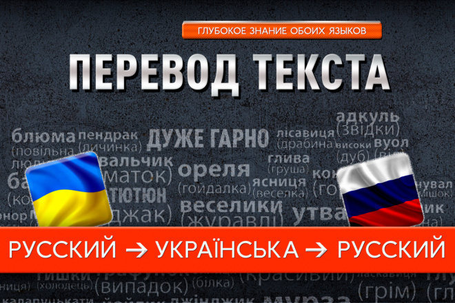 Перевод с Украинского на Русский и наоборот