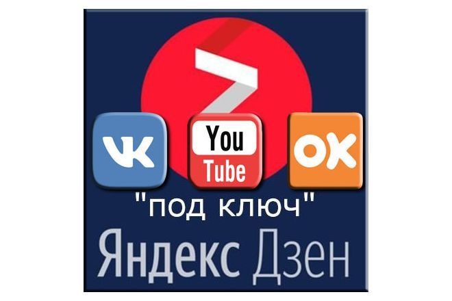 Дзен канал в комплекте с соцсетями