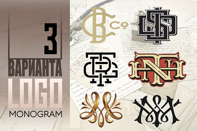 Разработаю уникальный логотип в стиле Monogramme