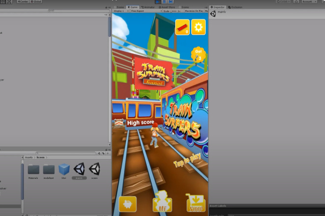 Исходник игры Subway Surfers. unitypackage