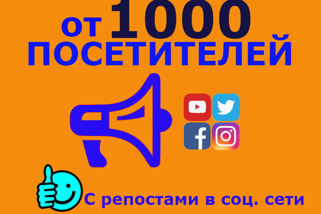 Качественный трафик на сайт по критериям с репостами в социальные сети