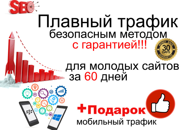 90-100 посетителей ежедневно, в течении 60 дней. Плавный график