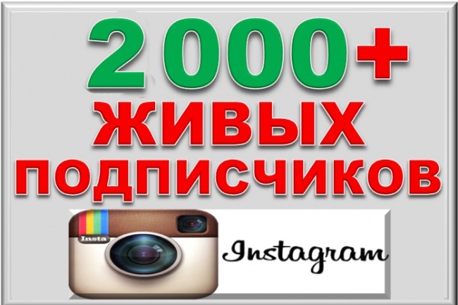 2000 подписчиков на профиль в Instagram