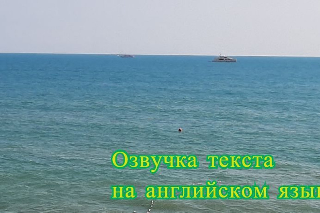 Озвучка текста на английском языке услуга 5 мин