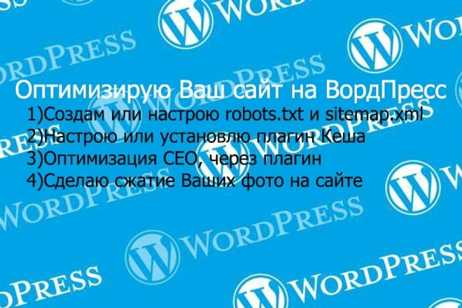 Оптимизирую Ваш сайт на ВордПрессе