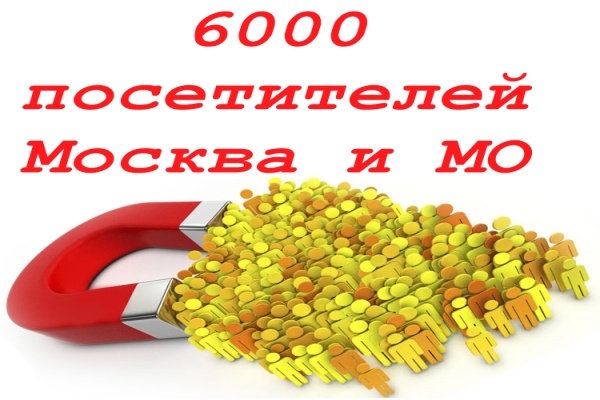 6000 посетителей. Москва и МО
