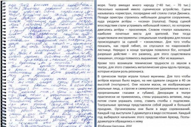 Набор текста