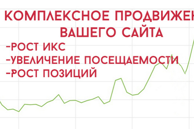 Комплексное продвижение для вашего сайта. Увеличение посещаемости