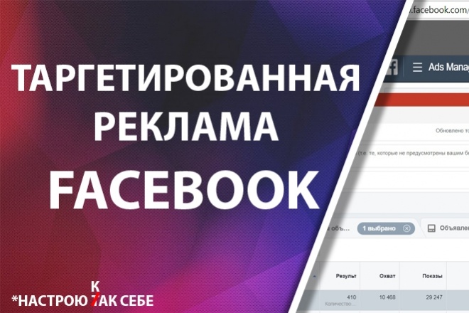 Таргетированная реклама в Facebook