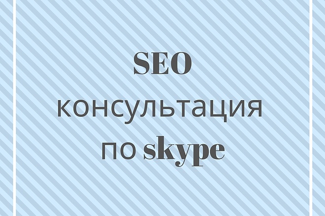Консультация по SEO по skype 1 час