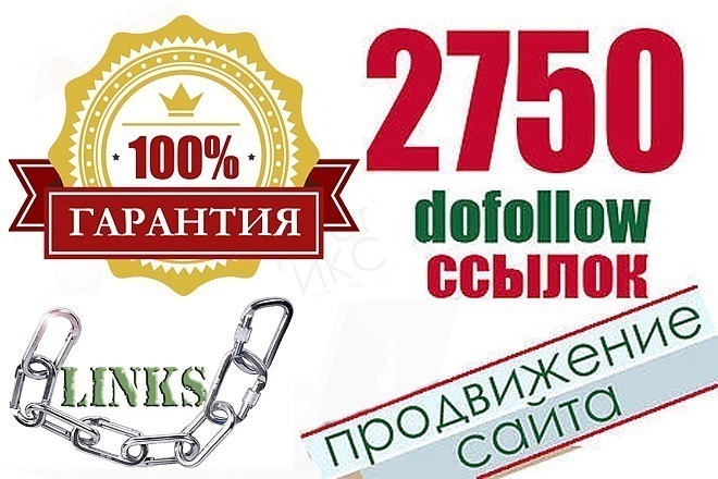 2750 dofollow безанкорных ссылок