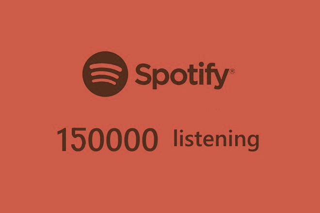 150 000 Spotify прослушиваний