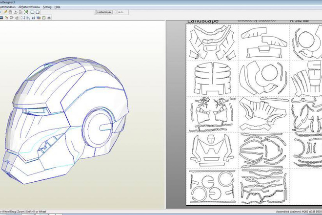 Pepakura l Бумажные развёртки