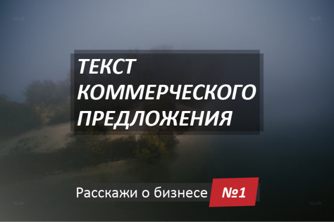 Текст коммерческого предложения