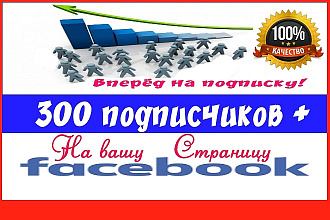 300 подписчиков в паблике на Facebook