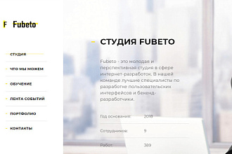 Разработка сайта