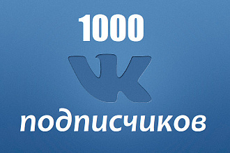 1100 подписчиков Вконтакте на Вашу страницу или в группу + Бонус