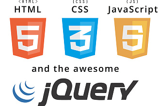 Верстка страницы на чистом HTML и CSS с применением различных библиотек