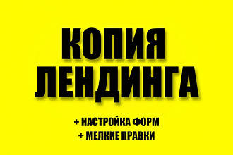 Сделаю копию любого лендинга