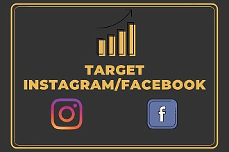 Таргет Instagram, Facebook, настройка, запуск