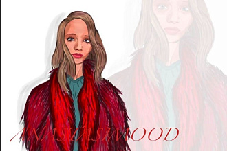 Портрет в стиле fashion