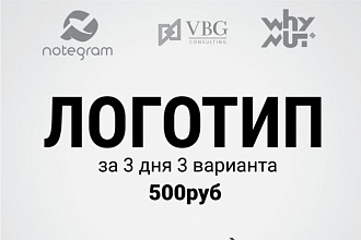 Создаю логотипы