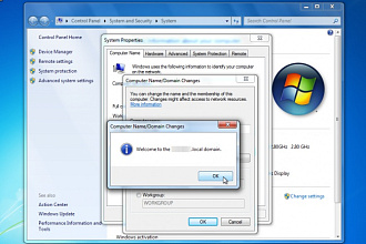 Скрипт для ввода в домен Windows 7, 8