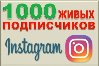 Название 1000 подписчиков в ваш Instagram