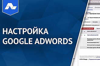 Профессиональная настройка Google Adwords + ремаркетинг