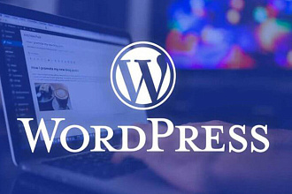 Полный дизайн сайта с Wordpress , домена и хостинг не включены