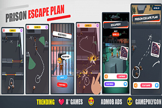 Готовый Премиум Проект Prison Escape PLAN Для Unity + AdMob