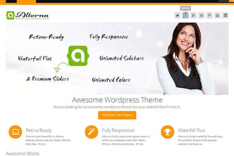 Alterna V9. 11. 5 - ультра многоцелевая ТЕМА wordpress
