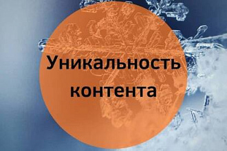Проверка уникальности и исправление текста