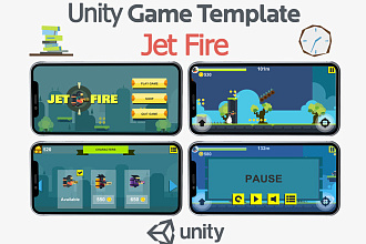 Исходник игры Jet Fire для Unity