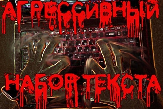 Набор текста с картинок
