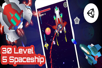 Готовый Проект GalaxyBattle для Unity + AdMob