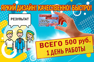 Дизайн визитки
