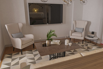 3d визуализация интерьера